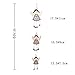 1Pc Monoche Christmas Tree Decorations Dancing Smiling Wooden Angels Decor Perfect for Festive Embellishments with Strings (Red)thumb 4