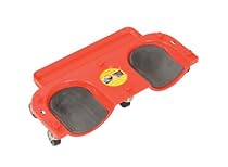 Vestil KNEE-D Rolling Knee Dolly with Foam Cushioned Knee Cups, 350 lbs Capacity, 10