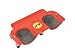 Vestil KNEE-D Plastic Rolling Knee Dolly 10 In. x 20-1/4 In. x 3-1/2 In. 350 Lb. Capacity Red