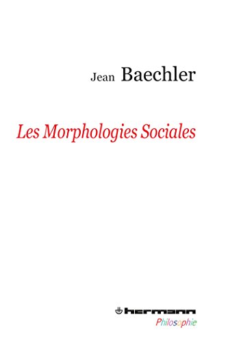 Les  morphologies sociales