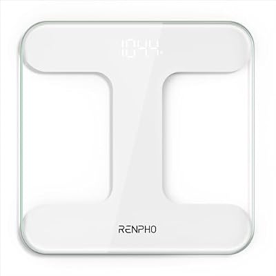 Peso Baño, Alta Precisión, Pantalla LED, Tecnología Step-On