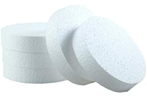 CALCASTLE CRAFT Craft Foam Circle Disc - 12 PC Pack 1" Thick (3" Diameter 12 Pieces)