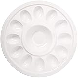 Zak Designs 1313-2227-AMZ Everyday Deviled Egg Trays, Eggshell White ET (Dozen)