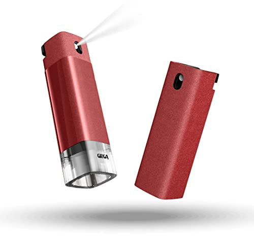 Gizga Essentials 3 in 1 Fingerprint-Proof Screen Cleaner,Easy-to-Use Reusable, for Phones, Laptop, TV Screen and All Digital Screen Gadgets/ Removes Smudges-Mist Spray Screen Cleaning kit (Red)