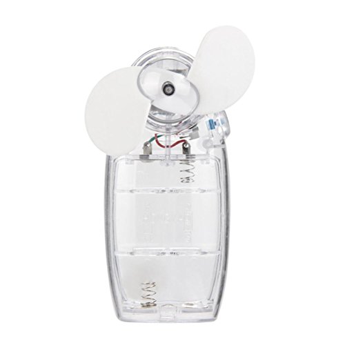 AMA(TM) Personal Portable Handheld Mini Fan Battery Operated Air Conditioner Cooler (White) - Thumbnail 5