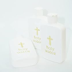 20 Pieces Holy Water Bottles Set100ml Plastic Flat