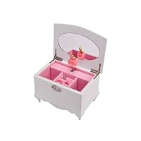 Art Lins Misha Ballerina Music Jewelry Box (White)