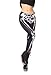 Zanuce Women's Fashion Anime Print Leggings Pant Stretch Tights Mechanical Bones 33 One Size