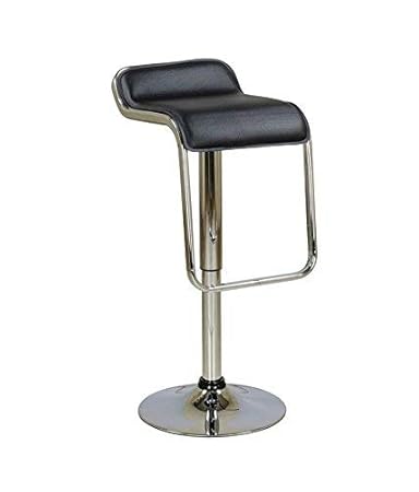 GTB Airtel Kitchen Cafeteria Bar Stool Chair in Black