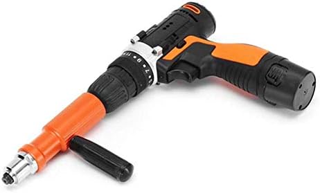 Tiyuu Electric Rivet Nut Tool Wireless Riveting Tool Drill Adapter for Electric Drill