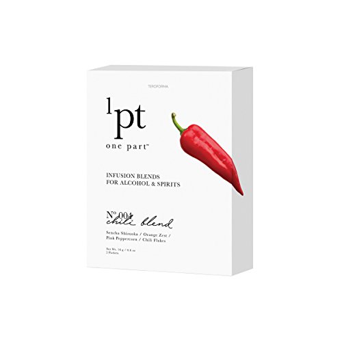 Teroforma 1PT Infusion Blends - Spirit & Alcohol Flavor Infuser Packets for Home Infusion, Single Pack 16g (Chili)