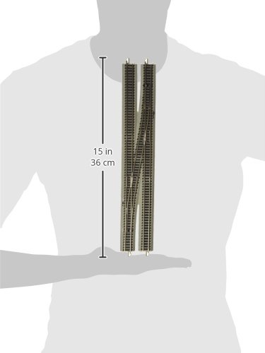 Bachmann Industries E-Z Track 6 Single Crossover Turnout - Right (1/card) N Scale
