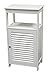 RiverRidge Ellsworth Collection Single Door Floor Cabinet, White