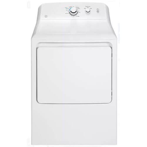GE GTD33GASKWW 7.2 Cu. Ft. White Gas Dryer