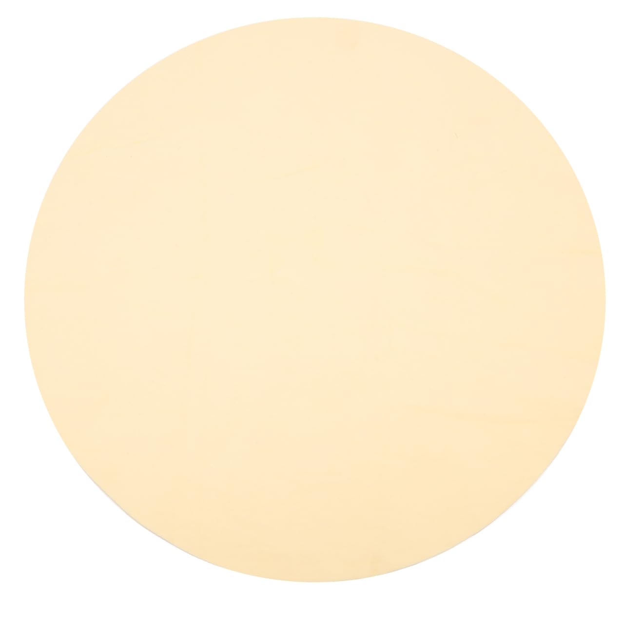 EXCEART Pottery Tools Blanking Padding - Yellow Round Clay Throwing Cloth 31.5 CM Easy Maintenance for DIY Pottery Crafting