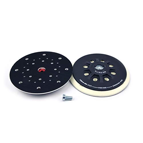 6 Inch(150mm) 17-Hole Dust-free M8 Thread (Soft) Back-up Sanding Pad Grinding Pad for 6" Hook&Loop Sanding Discs, Replace FESTOOL Grinder Accessories, Pack of 1