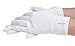 White First Communion Gloves for Girls by Tip Top, White-simulated Pearl Cross, Child, 8-14 years