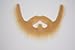 Mustaches Self Adhesive Nomad Fake Mustache and Beard, Novelty, False Facial Hair, Costume Accessory for Adults, Blond Color