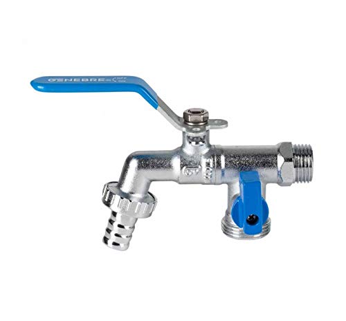 Garden TAP Brass 15 X 21 X 21 Double Output Fitting Hose