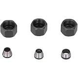 Die Grinder Collet Set 6mm 6.35mm 8mm Router Bit Chuck Adapter For Woodworking & Engraving