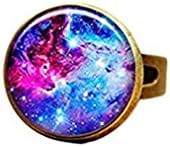 space ring Jewelry Gift for Her nebula Ring Galaxy Space Art for Women