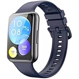 Dado Silicone Replacement band Compatible with Huawei Fit 2 Watch, Solid color watch strap
