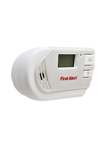 first alert alarma combinada de gas explosivo y monóxido de carbono con pantalla digital retroiluminada, gco1cn