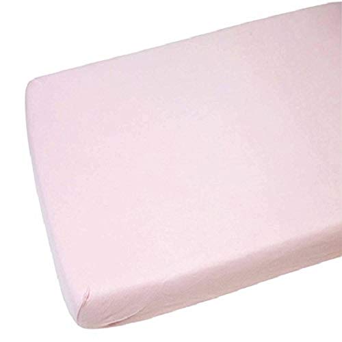 2X Fitted Sheets Compatible with Chicco Next 2 Me 100% Cotton - Pink