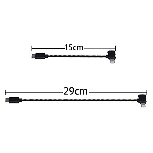 USB Data Cable Adapter with Android Micro USB Port Fits for DJI Spark Remote Controller Connects Android System Mobile Phones - Micro Line - Thumbnail 2