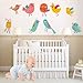 Cloudk Wall Stickers for Bedroom Living Room, Wall Decorations for Kids Boys and Girls (0033)