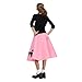 Fun World Poodle Skirt Costume, Large 12-14, Pink