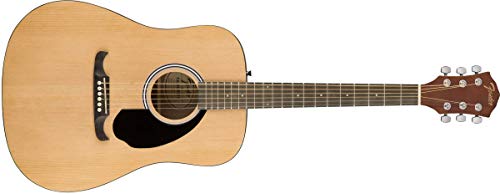Fender FA-125 Dreadnought Guitar with Gig Bag, Natural