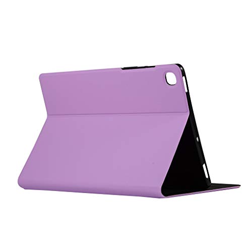 Cywulin Case for Samsung Galaxy Tab S5e 10.5 2019 SM-T720 SM-T725 Slim Lightweight Shell Folding Smart Stand Folio PU Leather Magnetic Cover Shockproof with Soft TPU Back Auto Wake Sleep (Purple)