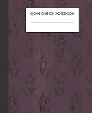 Composition Notebook: Vintage Fantasy Beasts And Pretty Things Pattern College Ruled Notebook Lined School Journal