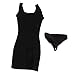 Jili Online 6th Scale Black Skirt Dress Clothing Accessory for 12'' Hot Toys Phicen Kumik