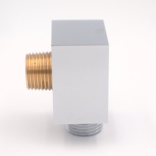 STARBATH SE01F Square Shower Elbow for Hand Held Shower Brass Shower Hose Connector Wall Mounted, Chrome