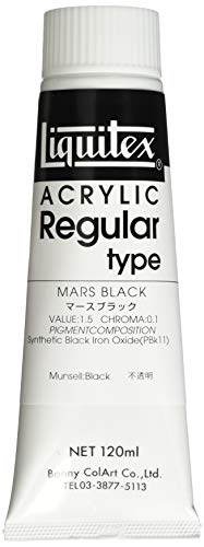 リキテックス(Liquitex) アクリル絵具 カラー レギュラータイプ マースブラック 57 120ml