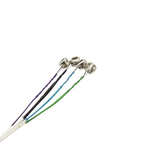 Viola String Strings Full Set (E-A-D-G) Steel Core Nickel-Silver Wound with Nickel-plated Ball End for 14"-16" Violas