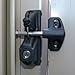 LokkLatch Deluxe Keyed Alike Lockable Gate Latch D&D Technologies LLDAB-KSA Black