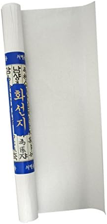 Sumi E Rice Paper Roll 25"x13", 10 sheets of each, White