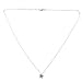 Dolland Mini Smooth Star Pendant Delicate Necklace Choker Necklace,Sliver
