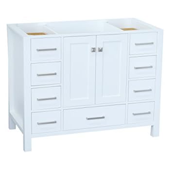 Ariel Cambridge A043s Vo Esp 43 Inch Single Oval Sink Solid Wood