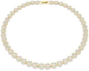 Amazon.com: SWAROVSKI Tennis Deluxe Necklace Cz White One Size