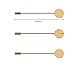 Forise 20pcs Gold Color Stainless Steel Safety Pins Brooches for DIY Jewelry Accessories