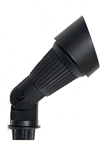 Halogen 20 Watt Landscape Lighting Fixture in Black (BPL-104-BLK-20W)