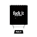 Vandarllin Funny Fuck It Just Get Naked Bathroom Shower Curtain Set with Bath Mats Rugs