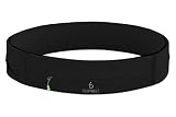 FlipBelt Running & Fitness Workout Belt, Black, Medium