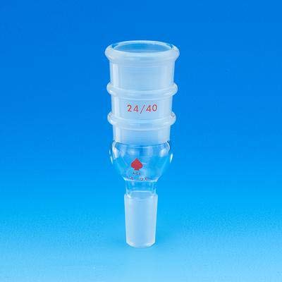 ACE GLASS 5005-08 Series Enlarging Connecting Adapter, 24/40 Outer Top, 10/30 Inner Bottom
