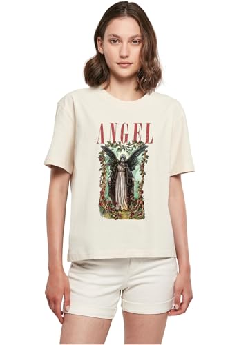 Miss Tee Damen T-Shirt Angel Tee, lässiges T-Shirt mit Frontprint, Regular Fit, Baumwolle, Größen XS - 5XL