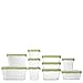 OXO Good Grips 20-Piece LockTop Container Set with Green Lids
